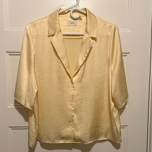 Wilfred yellow button up